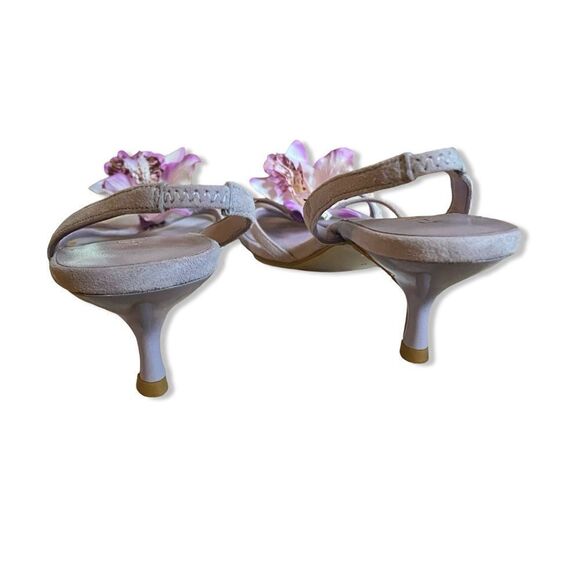 Raye Kloe heels dusty lavender suede orchid kitten shoes sandals party wedding 9 - Picture 13 of 15